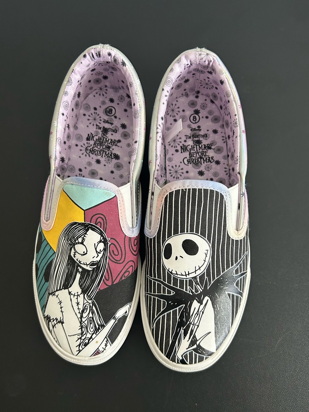 DISNEY THE NIGHTMARE BEFORE CHRISTMAS Jack & Sammy Pull On Shoes